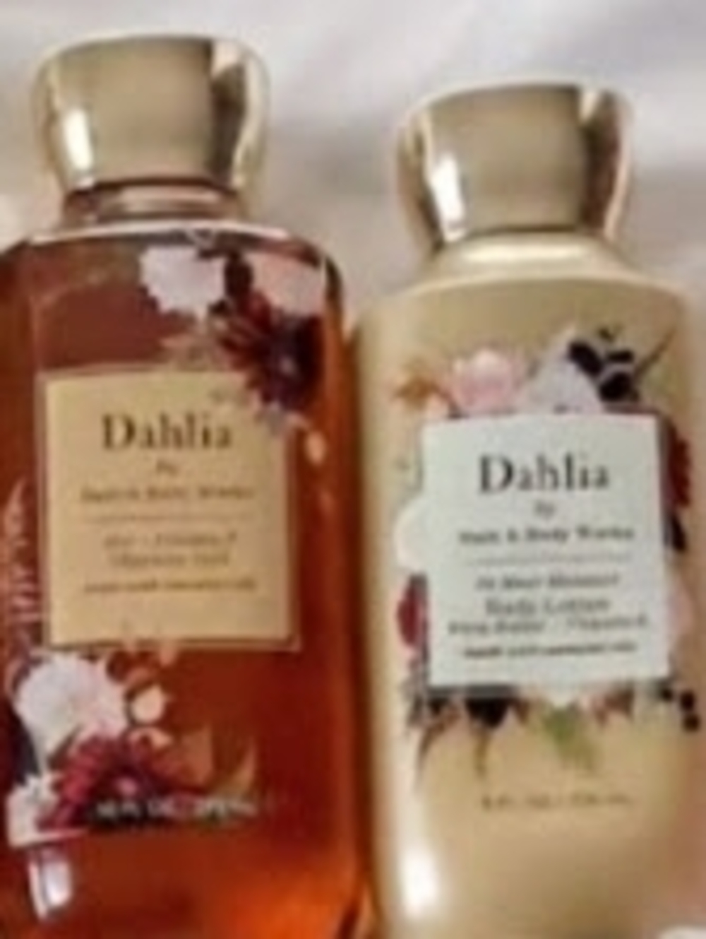 Three Item Bundle: Dahlia Bath And Body Works